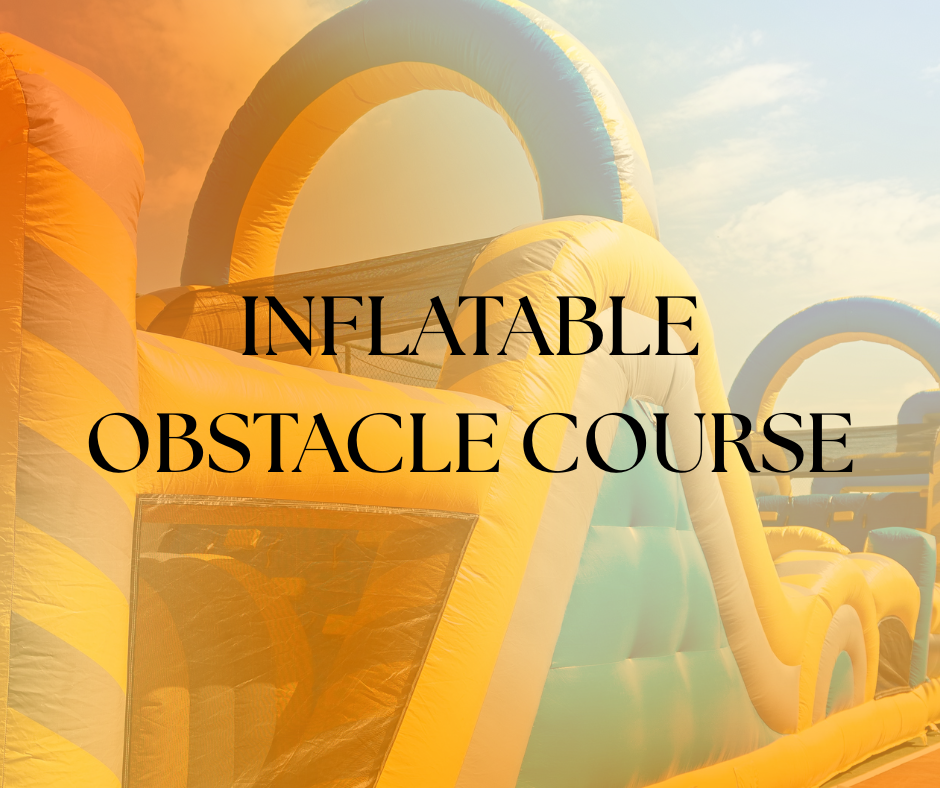 APPLE BUTTER MAKING (3) Inflatable Obstacle Course