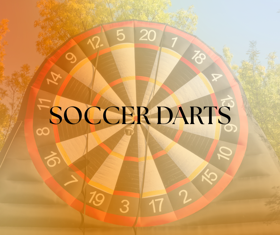 APPLE BUTTER MAKING Inflatable Soccer Darts