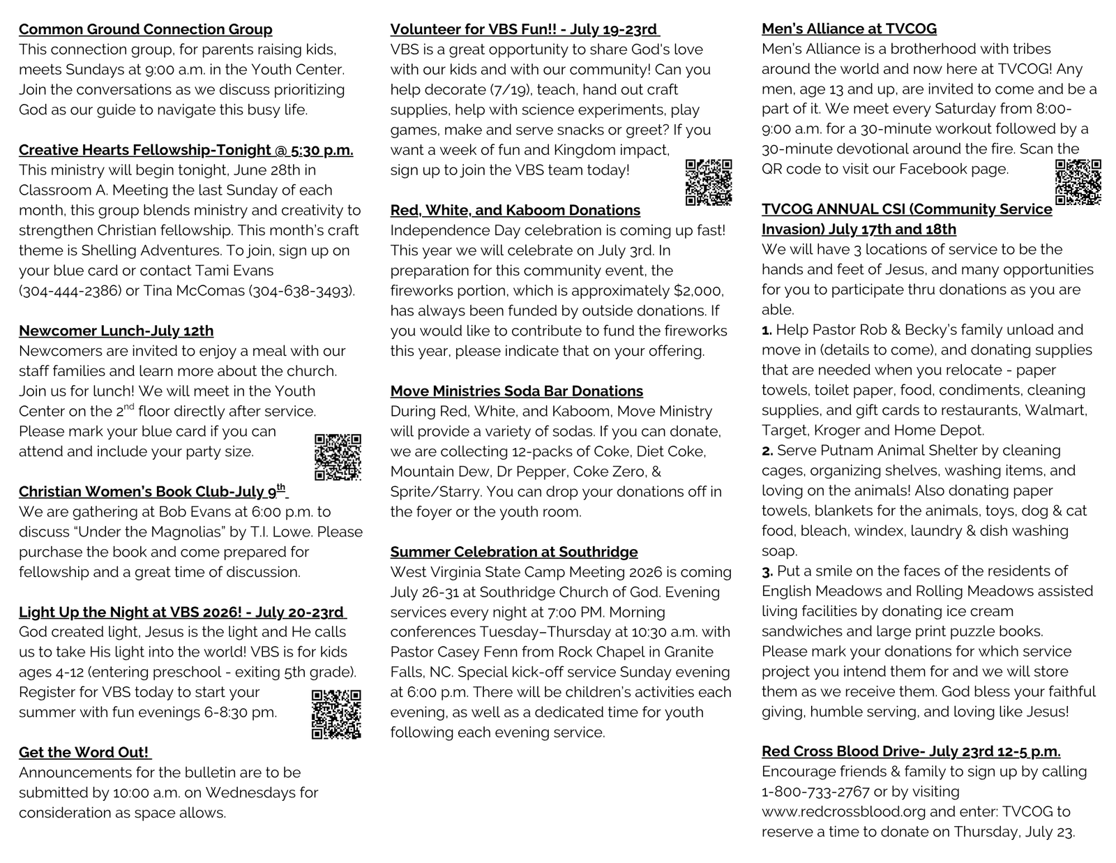 Bulletin 2/1/26