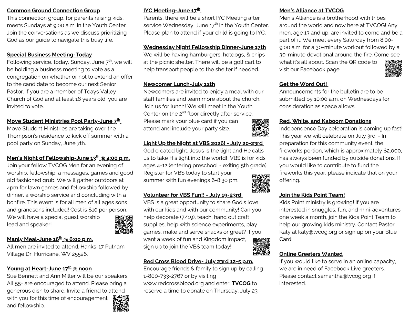 Bulletin 2/1/26