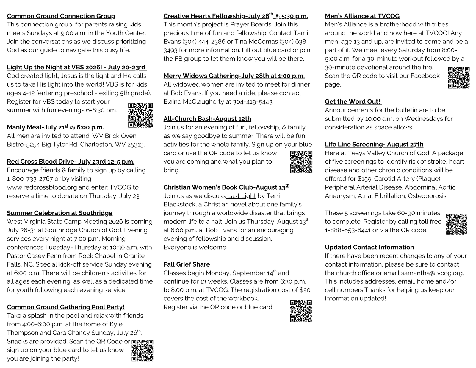 Bulletin 2/1/26