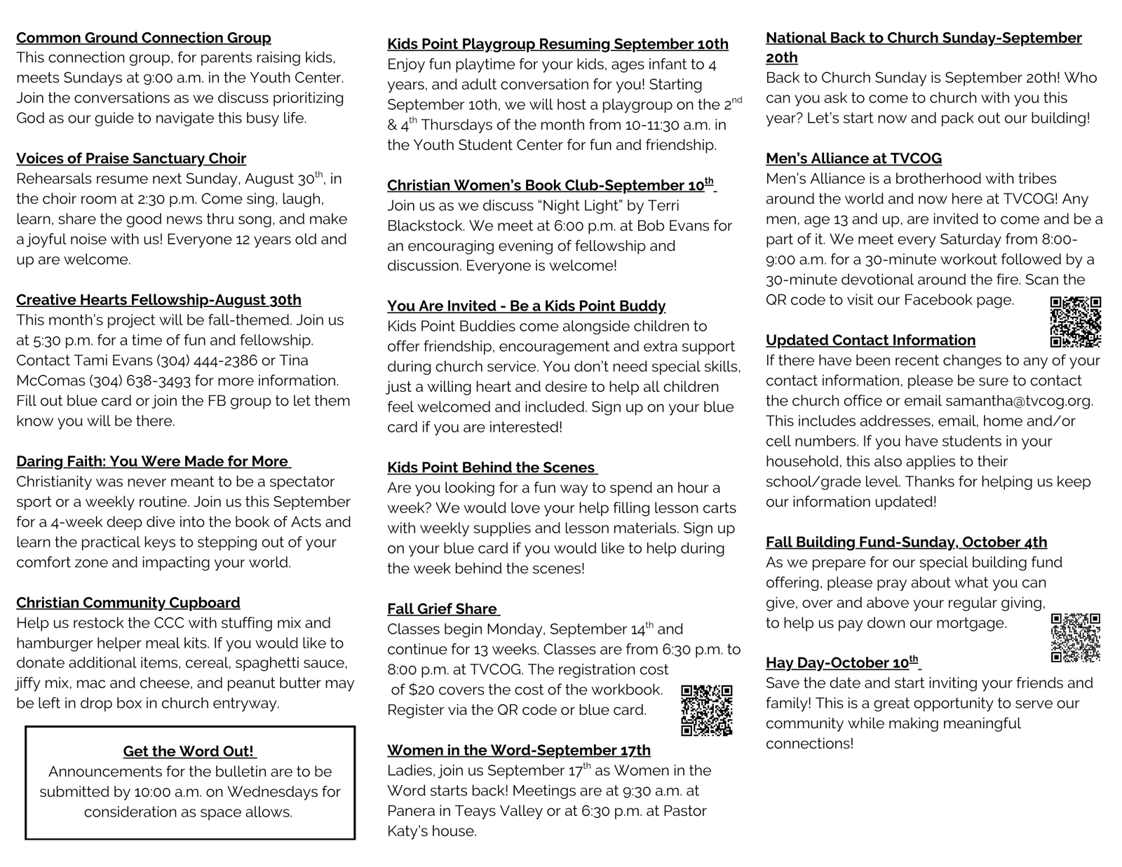 Bulletin 7/26/26