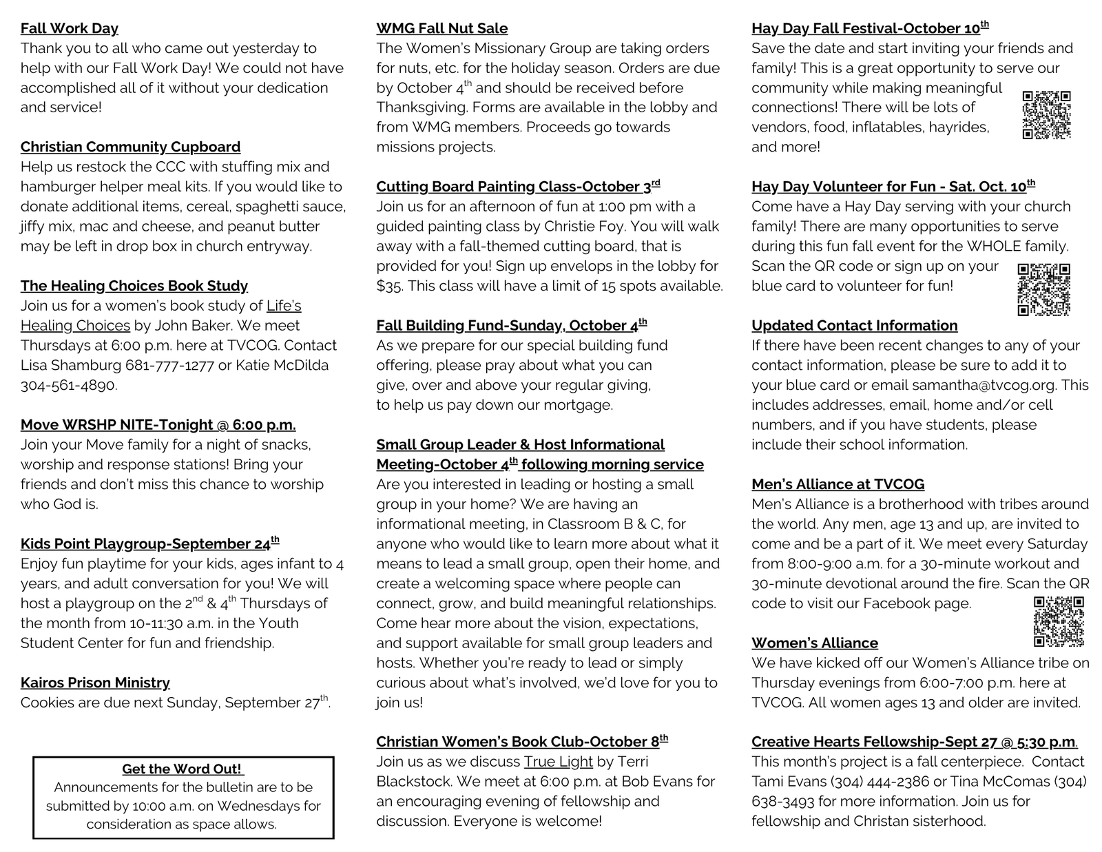Bulletin 7/26/26